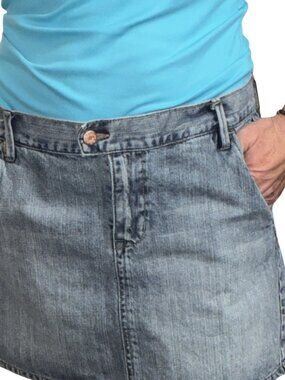 Sz.10*Old Navy*Blue Denim Mini Skirt